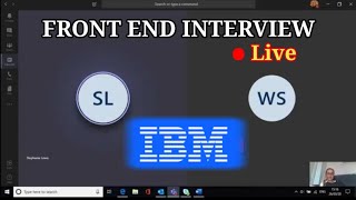 IBM frontend React interview  react interview questions and answers react mock interview react js [upl. by Amatruda]