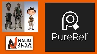 How to Put Reference Image on Top of the Screen While 3d Modeling Using PureRef [upl. by Kendall]