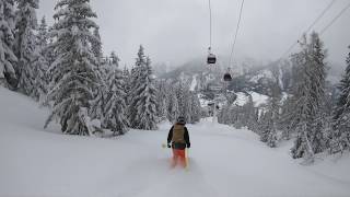 GoPro Followcam Powder Skiing in Gastein with Sandra Lahnsteiner [upl. by Eimmat598]