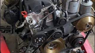 Legend OM603 35L W140 overhaul mounted with 6speed manual and instal to W460 G class Pt3 [upl. by Eentrok]