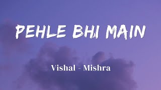 Pehle Bhi Main  Vishal Mishra  Animal  Official Audio  Lyrics Video  SF LYRICS HUB [upl. by Hilaire]