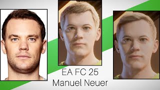 EA FC 25  Pro Clubs  Manuel Neuer FC Bayern MunichGermany Legend  Face Creation  Stats  ICON [upl. by Salaidh135]