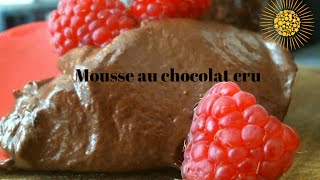 Recette de mousse au chocolat cru Mousse au chocolat amp avocat [upl. by Shanahan]