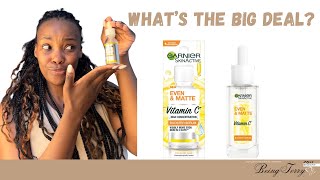 Garnier Vitamin C Booster Serum Review [upl. by Sulokcin]