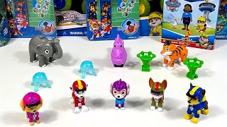 Paw Patrol collection unboxing  Aqua Pups Skye amp Coral Rescue Puplantis  Skye ASMR [upl. by Field]