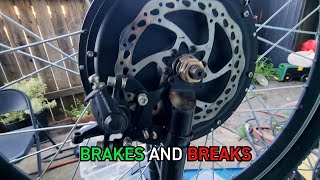 ADDING A DISK BRAKE Voilamart 1000w EBike Kit [upl. by Oirelav]