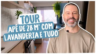 APARTAMENTO PEQUENO 28 M2 E TEM TUDO [upl. by Aenil]