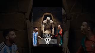 Messi and Ronaldo find a mummy ☠️💀🧟shorts edit [upl. by Greerson747]