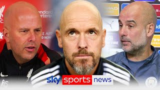 quotIts a big disappointmentquot  Premier League managers share sympathy for Erik ten Hag [upl. by Yelich]