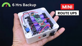 How to Make Mini UPS For WiFi Router [upl. by Tamsky193]