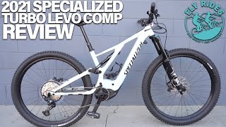 2021 Specialized Turbo Levo Comp Review 700 Wh Battery Electric Mountain Bike [upl. by Snashall]