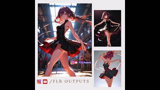 Dancing Lady l AI Video l AI Generated l Shorts l FLB OUTPUTS ai dancing anime animeedit shorts [upl. by Oram]