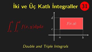 İki ve Üç Katlı İntegraller Double and Triple Integrals Calculus 2 Ders Anlatımı [upl. by Hsiri]