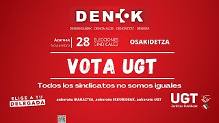 MÁS DE 1100 RAZONES PARA VOTAR UGT [upl. by Merwyn]