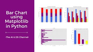 Bar Chart  Bar Graph using python  Bar chart tutorial [upl. by Idyak]