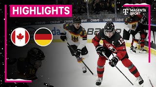 Kanada  Deutschland  IIHF U20 EishockeyWM  MAGENTA SPORT [upl. by Anerb687]