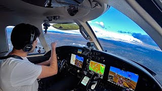 Super Busy Departure and Thunderstorms on arrival Colorado To Arizona In A Private Jet [upl. by Nitsuj]