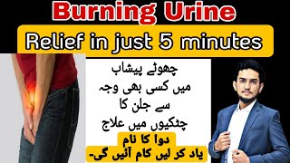 Burning Urine 100 Treatment with Homeopathic Medicine  Dr Raja Ghulam Mustafa  UTIHomeopathic [upl. by Meijer36]