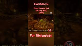 Great Mighty Poo Conkers Bad Fur Day N64 2001 [upl. by Carmencita266]