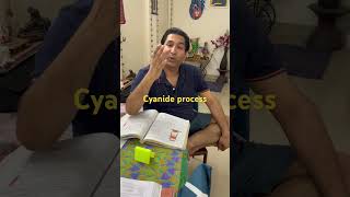 Cyanide Process  CK Sir  Chemistry  Shorts [upl. by Helbonna387]