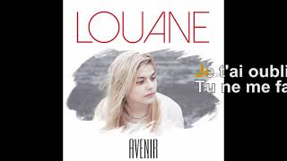 Louane  Avenir Paroles Audio HQ [upl. by Aihsema956]