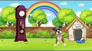 Hickory Dickory Dock Nursery Rhyme with Lyrics  Nursery Rhymes amp Kids Songs for Children [upl. by Gert]