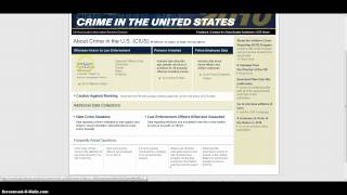 The Uniform Crime Report UCR [upl. by Lirbij439]