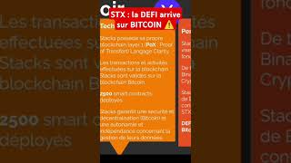 🚨 BREAKING  BITCOIN REVOLUTION  la DEFI arrive grace a STX 😱 [upl. by Hazeefah139]