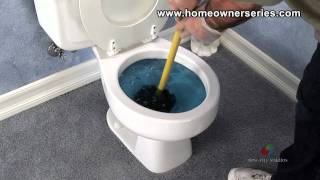 How to Fix a Toilet  Diagnostics  Blocked Toilet [upl. by Scheld127]