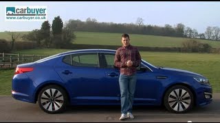 Kia Optima saloon review  CarBuyer [upl. by Ailin]