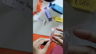 DIY SUPER EASY CANDY IDEA FROM PAPER  EASY PAPER CRAFT GIFT IDEA [upl. by Nylarej]