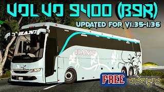 BD bus mod ets 2  Hanif bus mod ets2  Hanif b9r volvo 9400 bus  Bus Simulator BD  BD next map v3 [upl. by Ahsehat717]