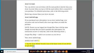 Locate Avast activation code [upl. by Yntrok]