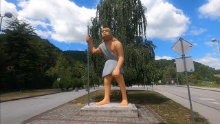 VIRTUAL TOWN WALK  KRAPINA CROATIA 🇭🇷 [upl. by Assilanna]