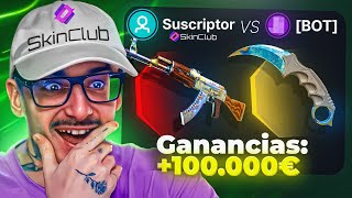 el día que hice ganar 100000 a un suscriptor [upl. by Kelcey]