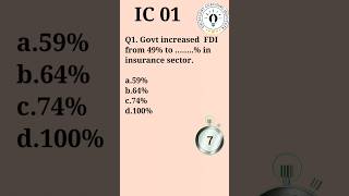 IC 01 Questions Series Principles Of Insurance Licentiate Exam iii exam shorts youtubeshorts [upl. by Richara677]