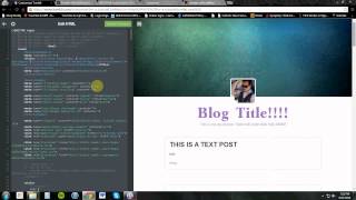 How To Install A Theme On Tumblr [upl. by Noble849]