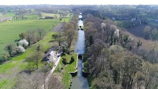 Les 11 écluses d’HédéBazouges sur le canal d’IlleetRance [upl. by Wiburg377]