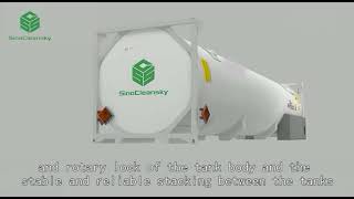 SinoCleansky 40ft LNG ISO Tank Container [upl. by Antsirhc]