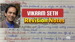 Vikram Seth Indian English Literature  A suitable boy The Golden Gate [upl. by Polivy691]