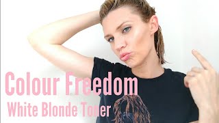 Colour Freedom White Blonde Toner [upl. by Fasa563]