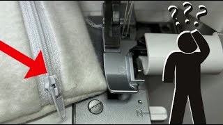 ZIP ON An overlocker EASY FIRST SERGER PROJECT  Perfect for Beginners overlocker sewingtips [upl. by Hinda122]