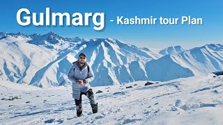 Gulmarg  Kashmir tour package  Kashmir tourist places  Gulmarg me Ghumne ki jagah  snowfall [upl. by Turnbull]