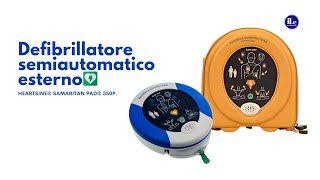 Defibrillatore semiautomatico – samaritan PAD 350  iLemedicalit [upl. by Latia537]