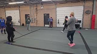 Scioto Open 2024  Lacey Eck vs Thomas Kesler Div A Longsword [upl. by Neelyam882]