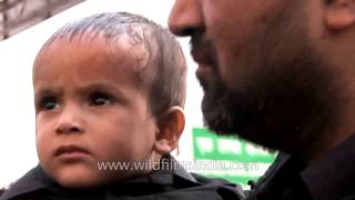 Small kids at the Muharram procession [upl. by Acinorav]