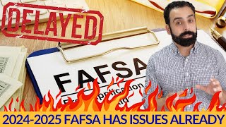 New Fafsa issues for 20242025 [upl. by Ayiak29]