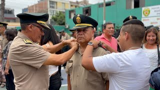 CEREMONIA ASCENSO PNP EDGAR BRAVO A BRIGADIER [upl. by Ledua]