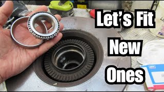 Mercedes 410D Front Wheel Bearing Replacement [upl. by Nabi]