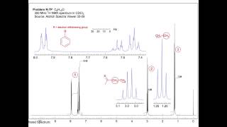 C9H10O 1HNMR แปลผล [upl. by Ailel]